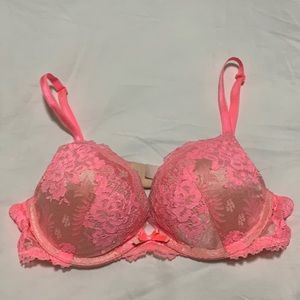 Victoria’s Secret Pink Lace Push Up Bra